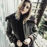 Tendance veste en cuir vintage femme avec doublure laine, un classique intemporel pour un look distinctif.